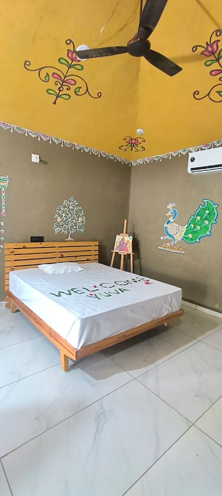 Hand-painted room