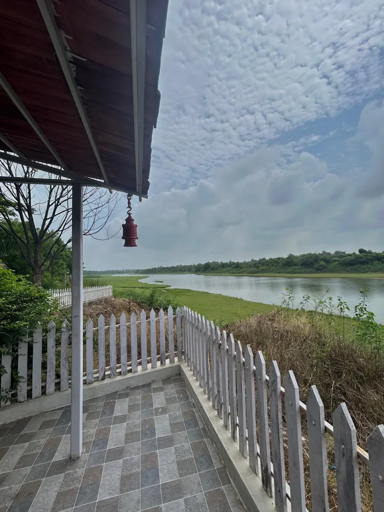 Verandah overlooking the river
